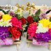 Vibrant Bloom Easel Bouquet