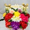 Vibrant Bloom Easel Bouquet