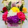 Vibrant Bloom Easel Bouquet