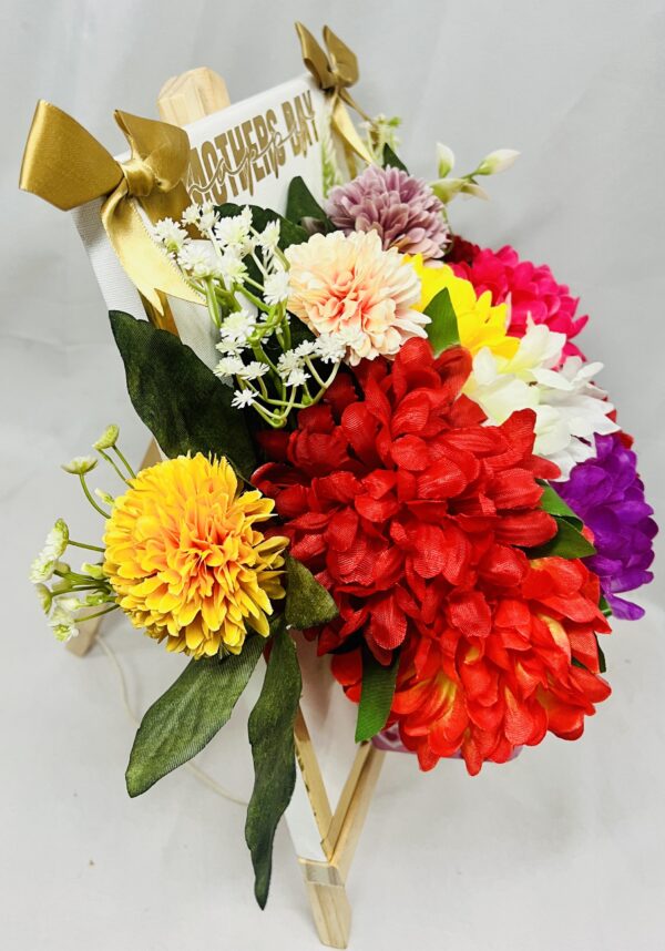 Vibrant Bloom Easel Bouquet