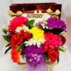 img_8332 Vibrant Bloom Easel Bouquet