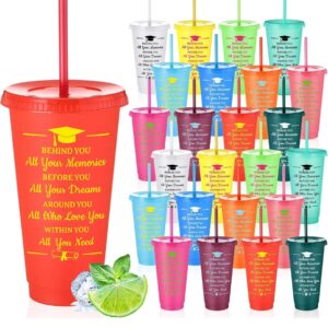 Graduation Tumblers With Straws & Lids