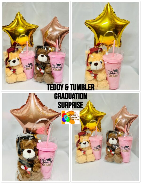 Teddy & Tumbler Graduation Surprise