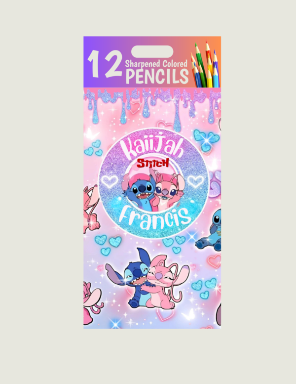 Personalized Colored Pencil Set
