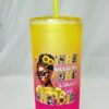 Motivational Gradient Tumbler with Straw
