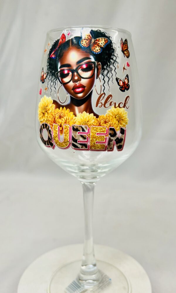 Motivational Stemmed Wine Glass