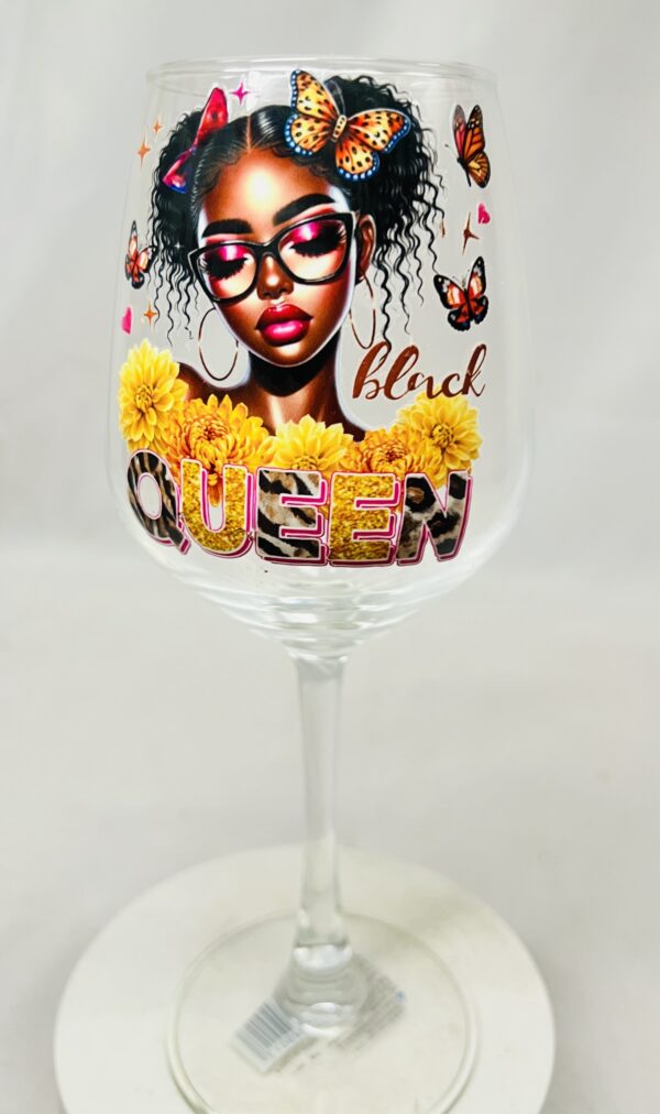 Motivational Stemmed Wine Glass