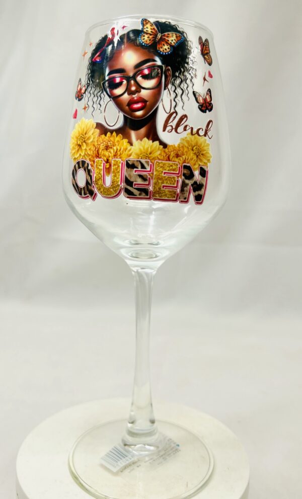 Motivational Stemmed Wine Glass