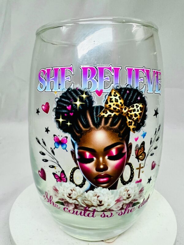 Motivational Stemless Wine Glass
