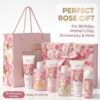 Luxury Rose Bath & Body Care Gift Set