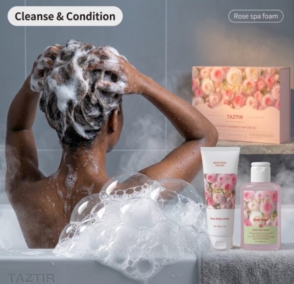 Luxury Rose Bath & Body Care Gift Set