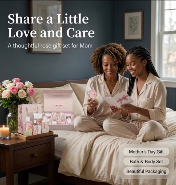 Luxury Rose Bath & Body Care Gift Set
