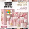 Luxury Rose Bath & Body Care Gift Set