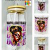 Motivational Classic Glass Can Tumbler With Bamboo Lid