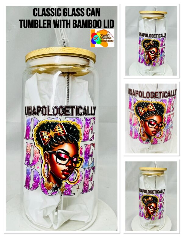 img_0425 Motivational Classic Glass Can Tumbler With Bamboo Lid