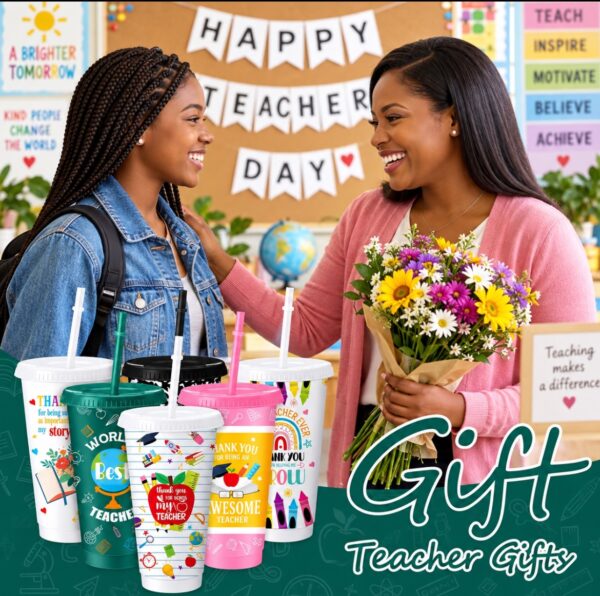 Teacher Appreciation Plastic Tumbler Collection
