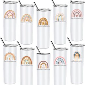 Teacher Appreciation 20 oz Stainless Steel Double-Walled Tumbler Collection