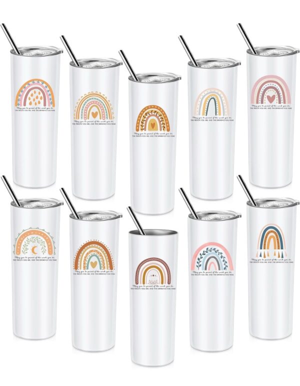 Teacher Appreciation 20 oz Stainless Steel Double-Walled Tumbler Collection