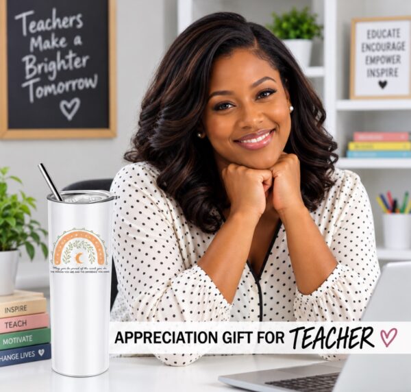 Teacher Appreciation 20 oz Stainless Steel Double-Walled Tumbler Collection