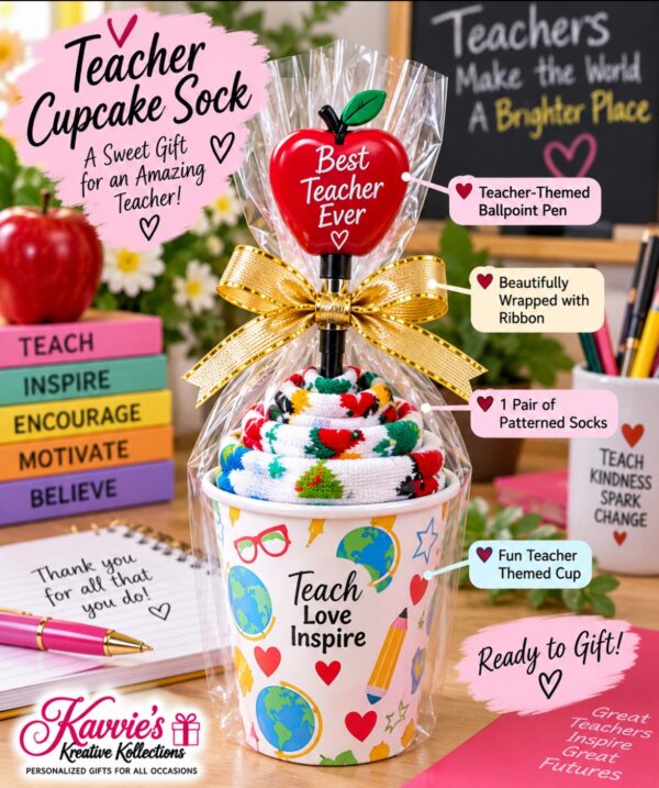 img_1031 Teacher Cupcake Socks Gift