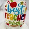 Teacher Appreciation Printed Wineglasses